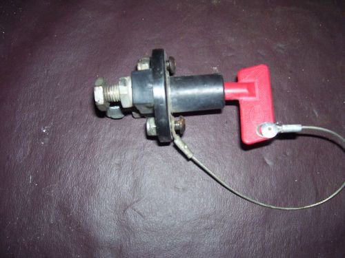 Used electric safety cutoff/disconnect switch with key