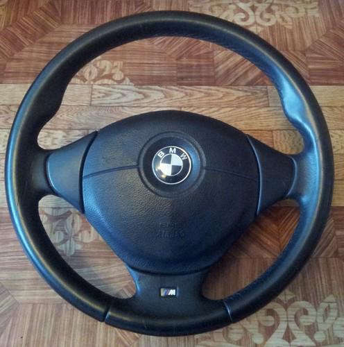 Bmw oem e36, e39 m tech 3, m sport steering wheel with airbag