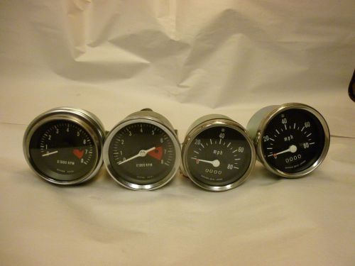 Suzuki xr400 xr440 new original speedometer tachometer gauges lot 1972 1974 nos