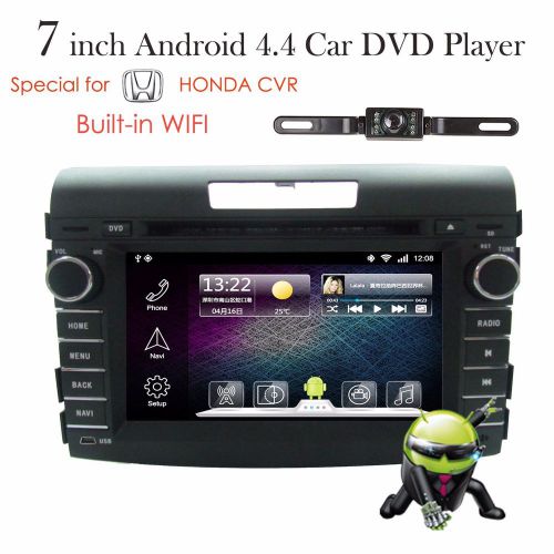 7&#034; android4.4 stereo radio car dvd player gps navigation for honda cvr 2012-2015