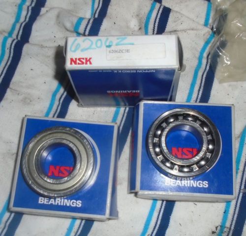 Nos nsk 6206zc3e deep groove ball bearing