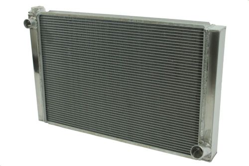 New dirt oval all aluminum racing radiator 19&#034;x31&#034; 2 row single pass imca usmts