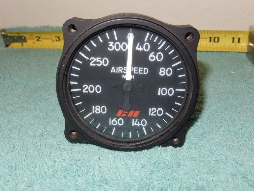 Nos flight research instruments inc airspeed mph airplane gage gauge 1972