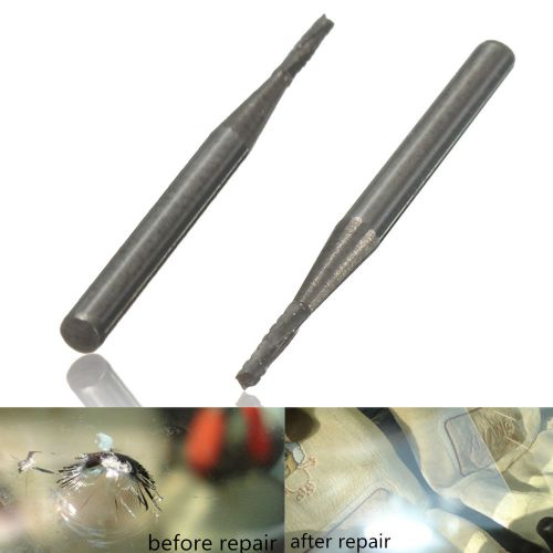 1.5mm shank windshield repair tapered carbide 1mm drill bit for auto car glass