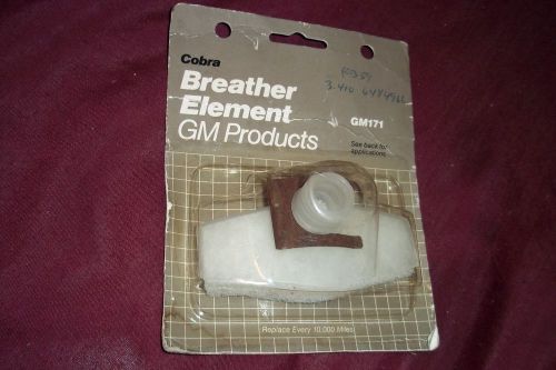 1962 1963 nos cobra breather element gm product gm171 in original packaging