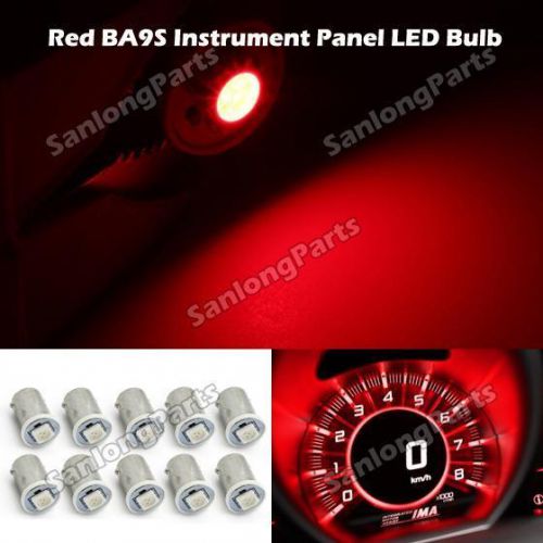 20x ultra red  57 1895 64111 ba9s led instrument panel speedo gauge light bulbs