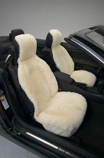 Australian sheepskin sideless durable  set of 2  seat covers, plush,100% genuine