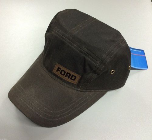 Lot 3 brand new ford motor company leather patch fidel hat/caps!