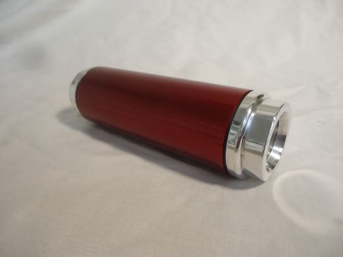 -10 port red fuel filter 10 micron paper filter ( fittings not included)
