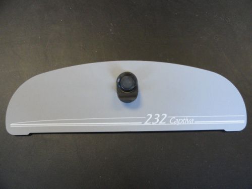 Rinker 232 captiva gray glove box door w/ non-locking latch 15&#034; x 4-1/4&#034; boat