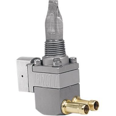 Pingel guzzler fuel valve 3/8in npt 90 deg. dual 5/16in outlets clear gv111g