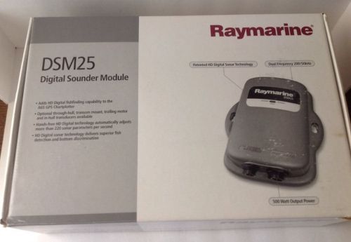 New raymarine dsm25 digital sounder module