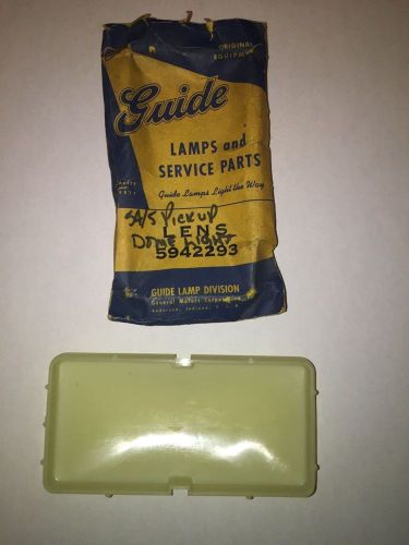 1954 1955 chevrolet pickup dome light lens nos guide 5942293