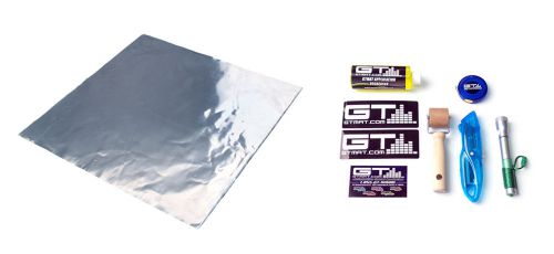 25sqft gtmat onyx butyl automotive car stereo audio sound deadener mat + kit