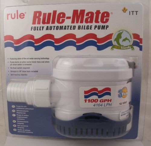 Rule rm1100a rulemate auc auto pump 1100 gph 1-1/8&#034; auc 15295