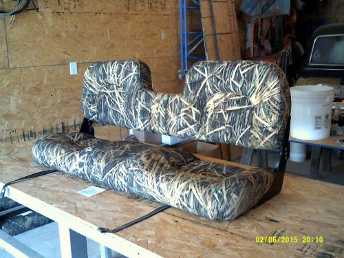 Lowe rough neck camouflage mossy oak shaddow grass bench seat #2