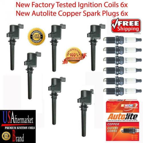 Ignition coil spark plug kit for 2003 ford escape 3.0l 6x+6x autolite