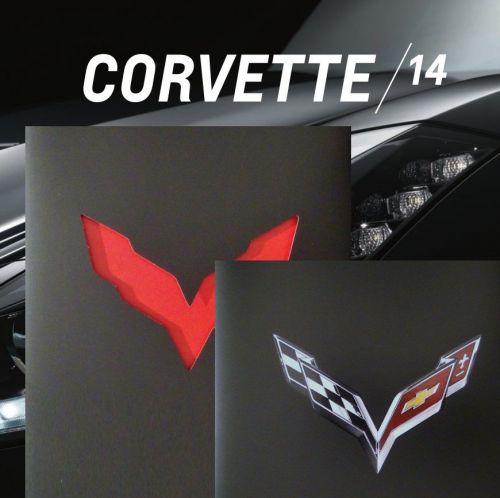 Corvette stingray 2014 dealer book + 2013 naias brochure: chevrolet 6.2l lt1 z51