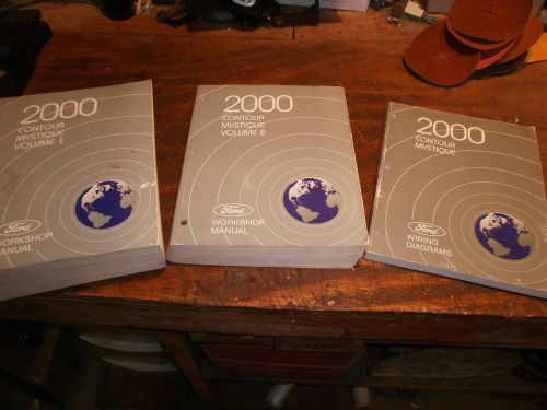 2000 ford contour factory service manual 3 pieces used