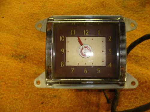 1940 studebaker commander-president glove box clock