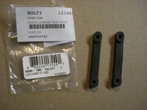 Genuine arctic cat rubber hood tie latches for 73-99 kitty cats-set of 2