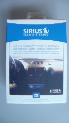 Sirius satellite radio connect sony interface - snysc1