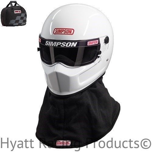 Simpson drag bandit auto racing helmet sa2015 - all sizes &amp; colors (free bag)