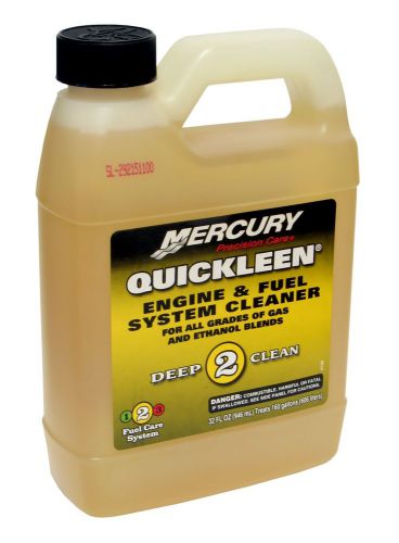 Mercury marine quickleen engine &amp; fuel system cleaner (1 quart) 92-8m0058691