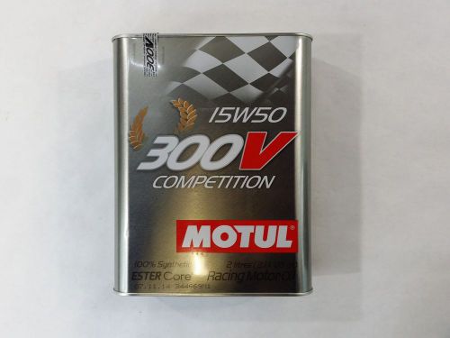 104244 motul 300v 15w-50 competition engine oil 2 liter can