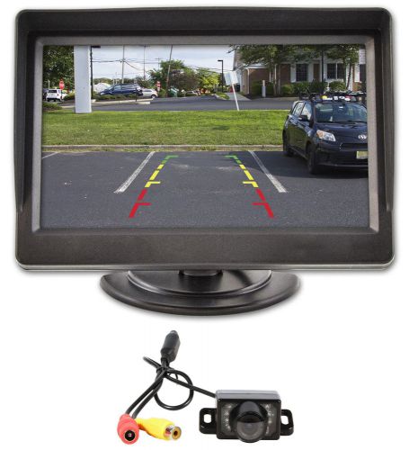New rockville easy mount night vision camera + 4.3&#034; dash mount car monitor
