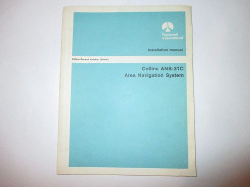 Collins ans-31c area navigation system installation manual
