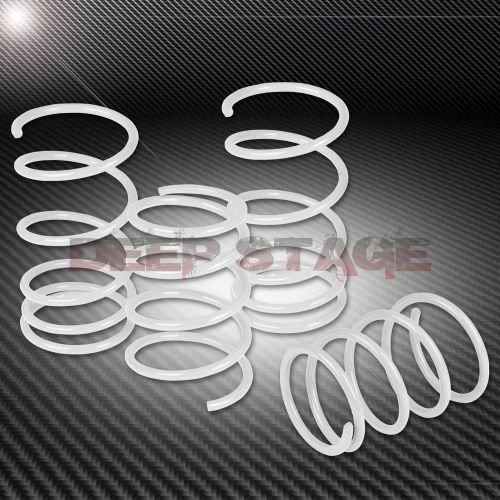 For 02-03 wrx white suspension lowering springs front/rear 1.5&#034;drop 280/230 lbs