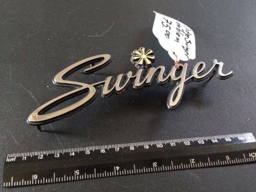 Vintage dodge dart swinger emblem mopar 3446102