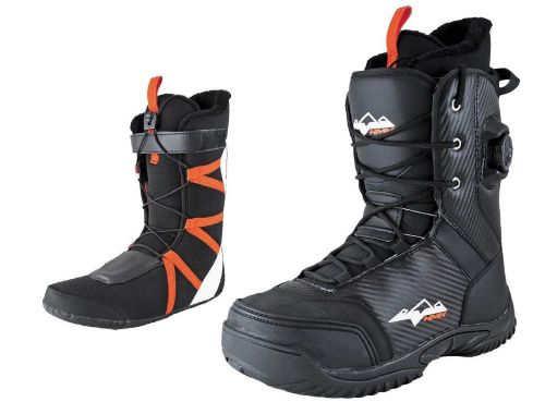 Hmk pro 2 hybrid boa mens snowmobile boots black size 11