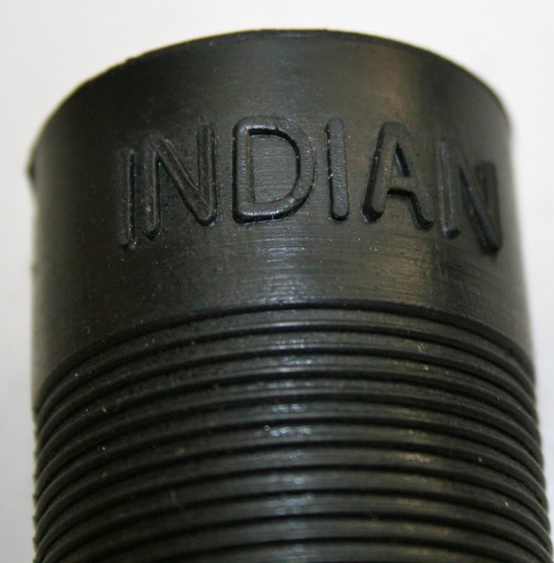 New black indian chief grips raised lettering rare chief, scout, 4 cylinder (103