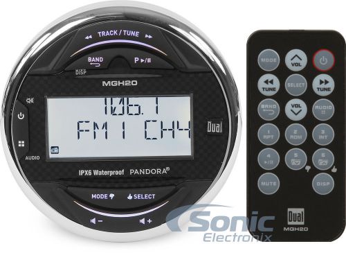 New! dual mgh20 digital media marine boat stereo receiver w/ pandora control