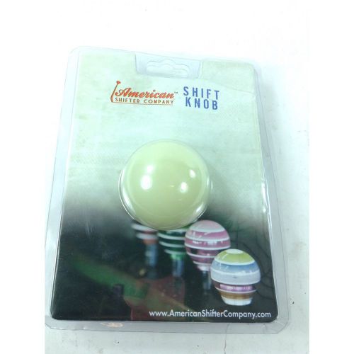 Ivory billiard cue ball custom shift knob new in package nice size no reserve