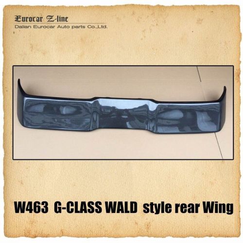 Fit for benz g-class w463 wald style  rear roof spoiler wing with lights frp