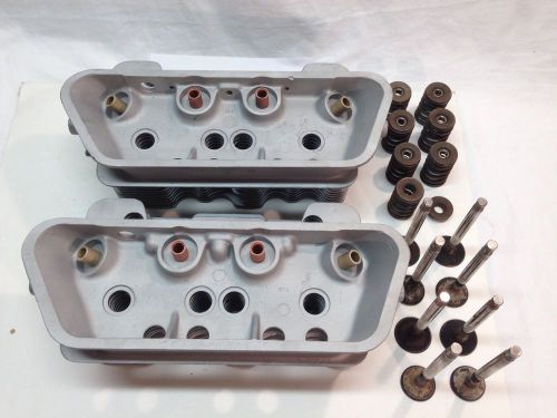 Pair of porsche 912 356 cylinder heads with valves &amp; springs
