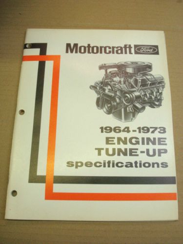 1964-1973 motorcraft ford engine tune up specifications manual jeep dodge gm amc