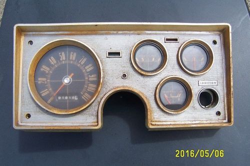 64-65 barracuda/valaint speedometer/gauges/gas/alt/temp./dash bezel/speedo works