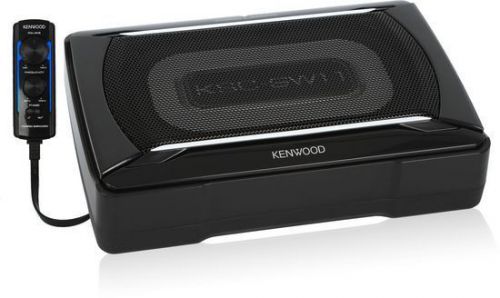 Kenwood ksc-sw11 active enclosed 75w rms 6.75&#034; powered subwoofer bass system