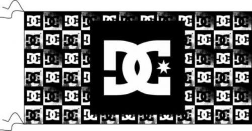 Dc shoes flag banner skateboard limited edition 5x3 feet dcshoes