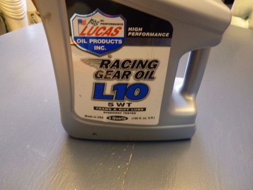 Lucas l-10 gear oil 5 qt container