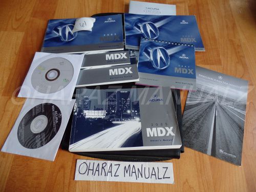 2005 acura mdx owner owners owner&#039;s manual w/ case