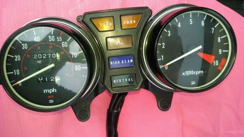 80 81 82 honda cb750c cb750  custom speedometer  gauges instrument cluster nice