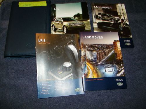 2011 land rover lr2 owners manual wth case lan159