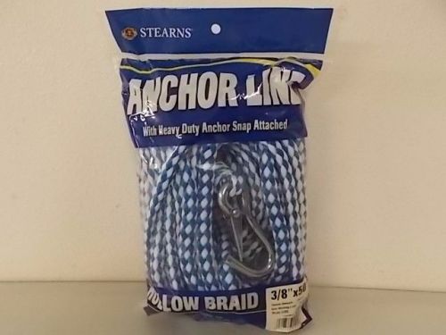 Stearns heavy duty poly anchor rope ropes fish fishing boat boats anchors