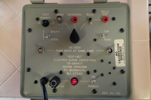 Test set, electric surge arrestor esa ts-3684/()t ts-3684/t
