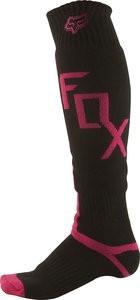 Fox racing mx socks womens black/pink one size